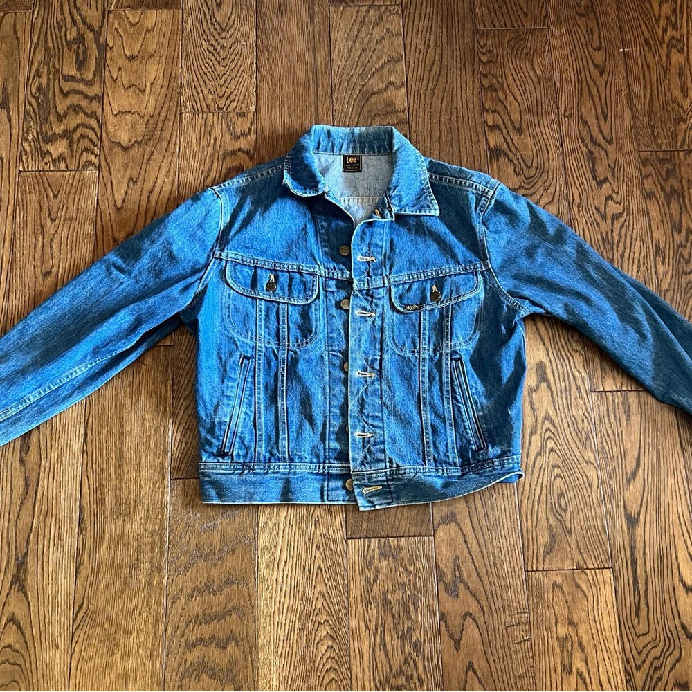 Vintage Lee Rider Denim Jean Jacket Trucker 90s